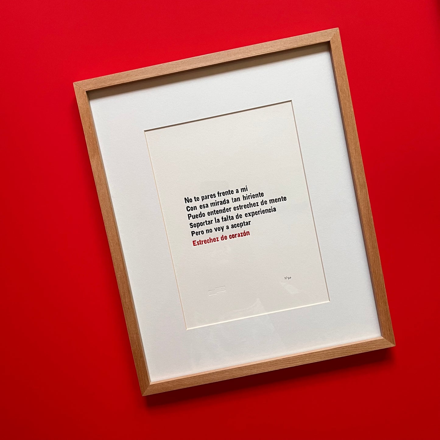 Estrechez de corazón enmarcado (error)