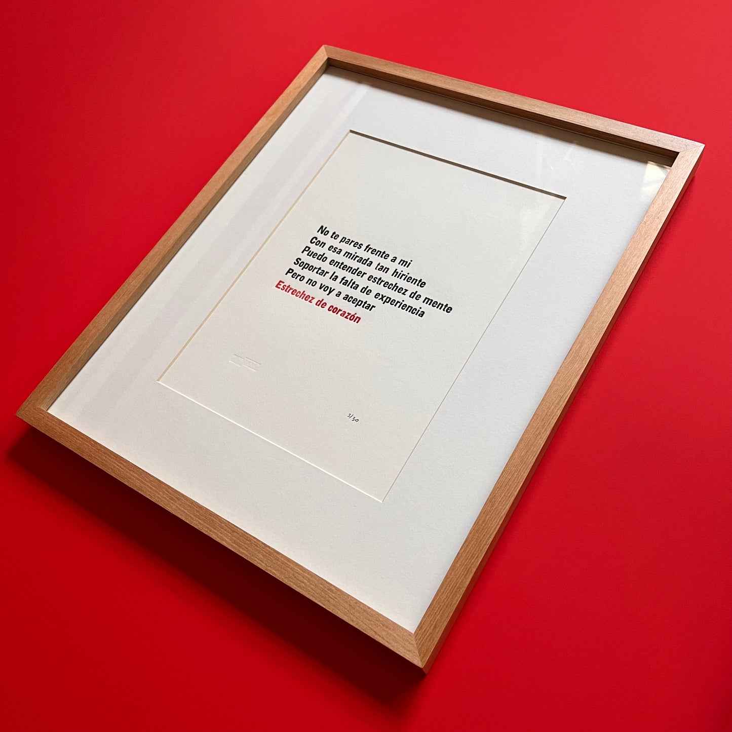 Estrechez de corazón enmarcado (error)