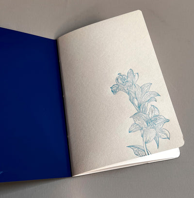 Cuaderno Lilium Azul