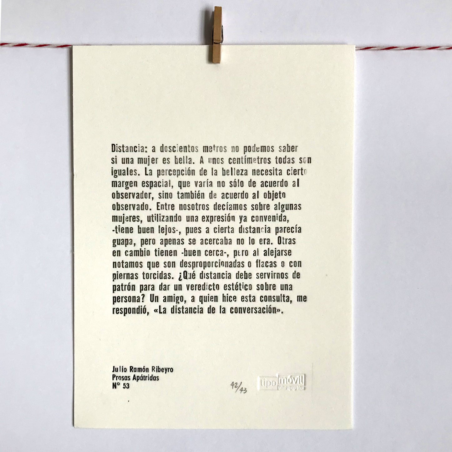 Poesía: Julio Ramón Ribeyro Nº53