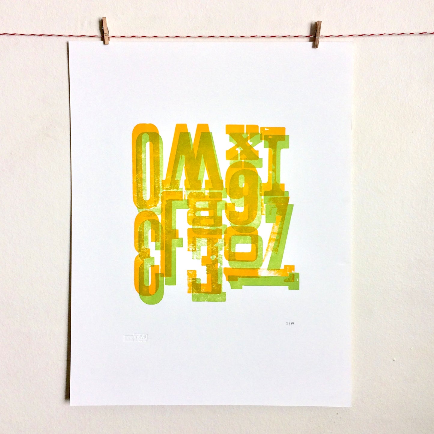 Tipográfica Verde + Amarillo