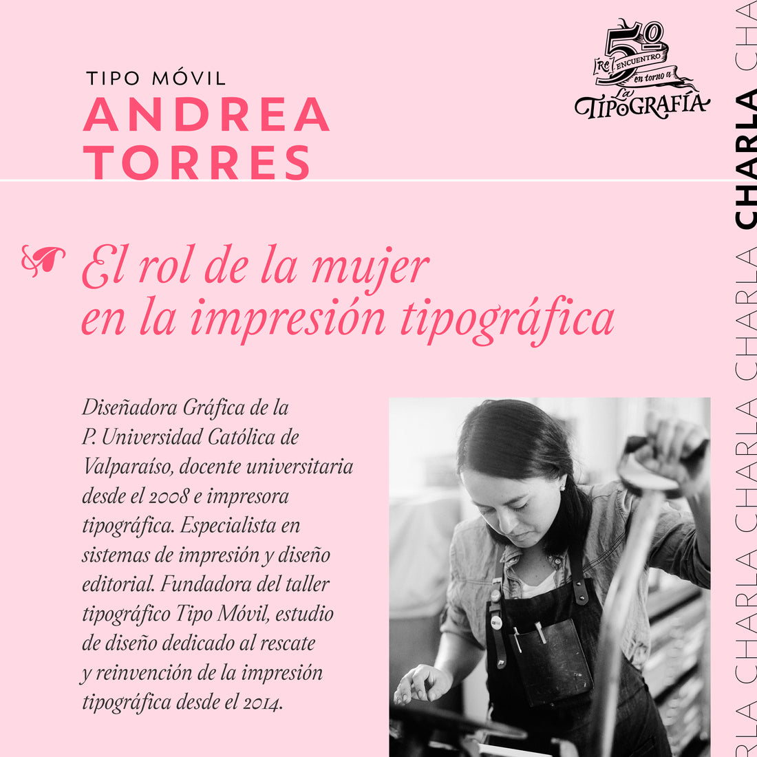 Charla: "El rol de la mujer en la imprenta"