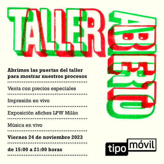 Taller Abierto 2023 - Mes del Diseno