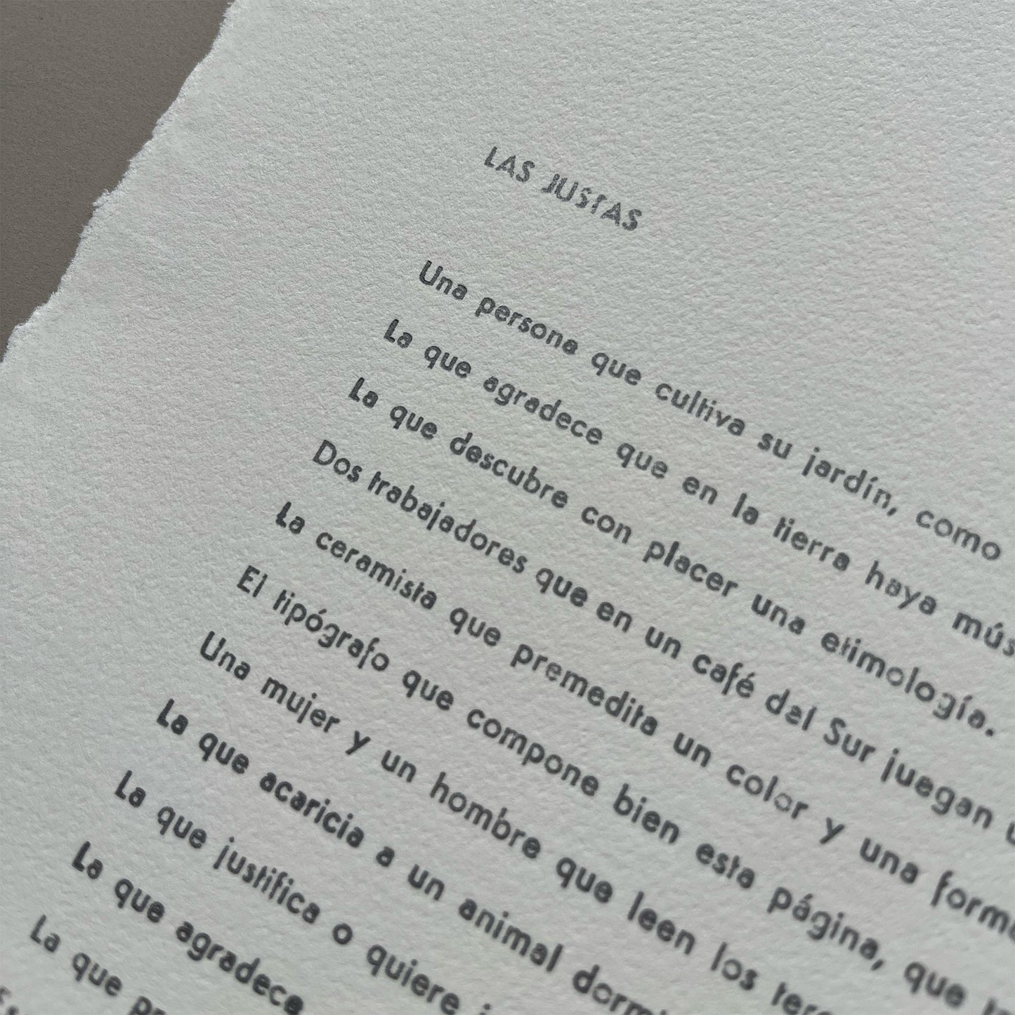 Las justas