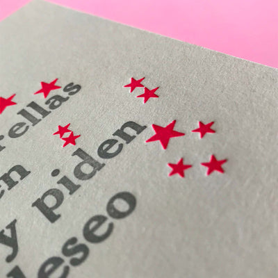 Tarjeta Saludo Las Estrellas