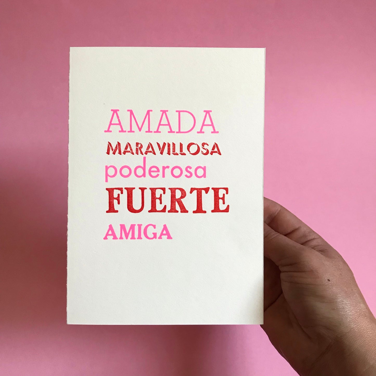 Tarjeta Saludo Amiga