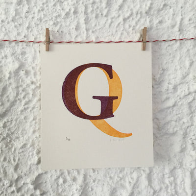 Tipograficas: Letras G+Q